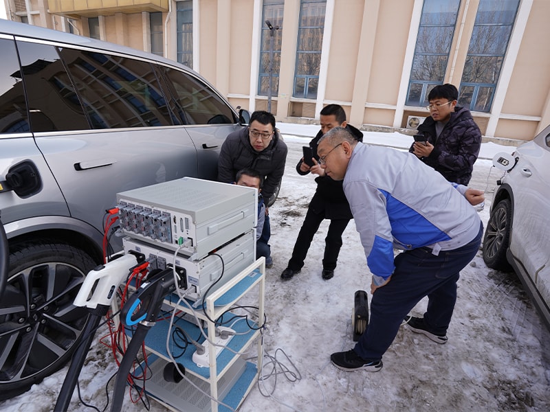 直流充電樁現場測試